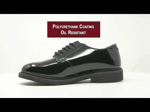 Rothco 5055 Rothco Uniforme Zapato de vestir Oxford de alto brillo
